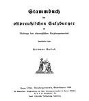 Stammbuch