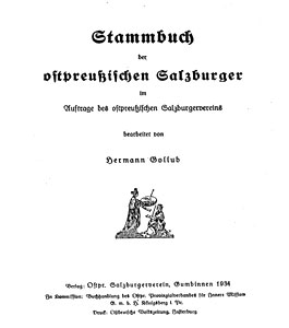 Stammbuch Gollup